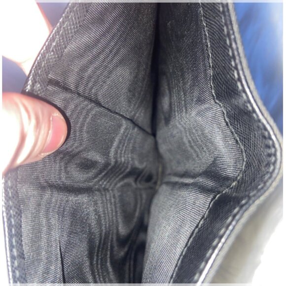 PRADA Milano Unisex Black Nylon/Leather‎ Fold Wallet Made In Italy - Picture 8 of 12